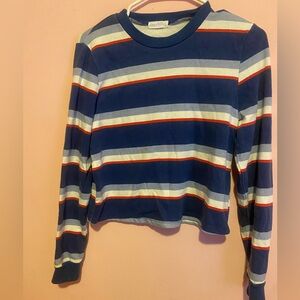 FULL TILT Stripe Blue
Womens Crop Sweatshirt